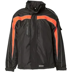 Winterjacke "COSMIC" - XL - schwarz/orange