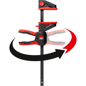 Bessey Einhandzwinge EZ360M30 360° drehbarem Griff, 60mm Ausladung, Spannweite 300mm