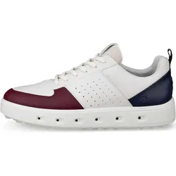 Ecco Street 720 Herren Golfschuhe GTX ruby/white/marine - Dark Ruby/White/Marine / normal / 46