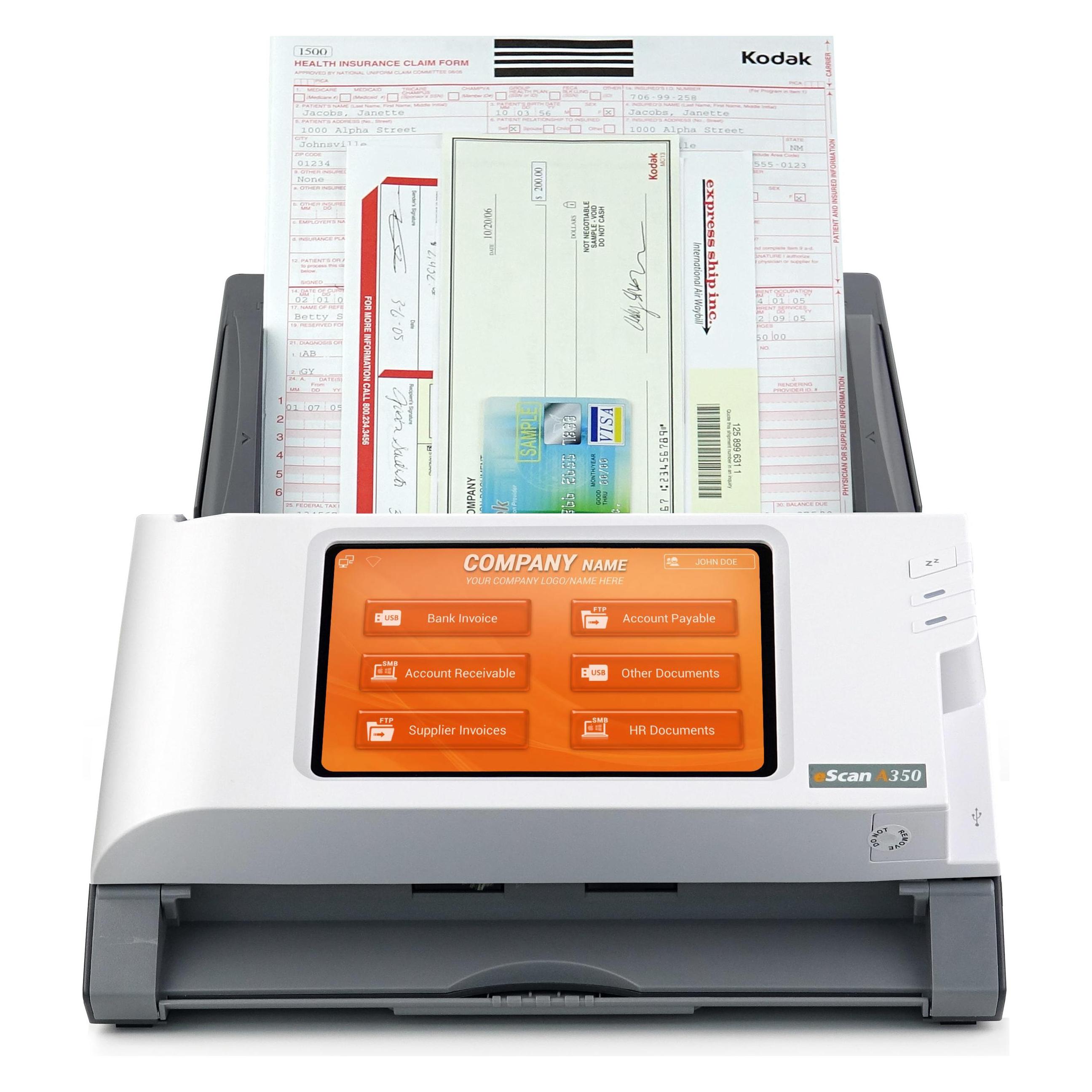 Plustek eScan A350 Enterprise (Ethernet, WLAN) (0302)