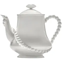 Serax Wouters & Hendrix Porzellan Teekanne / Kaffeekanne WHITE PEARL – weiß