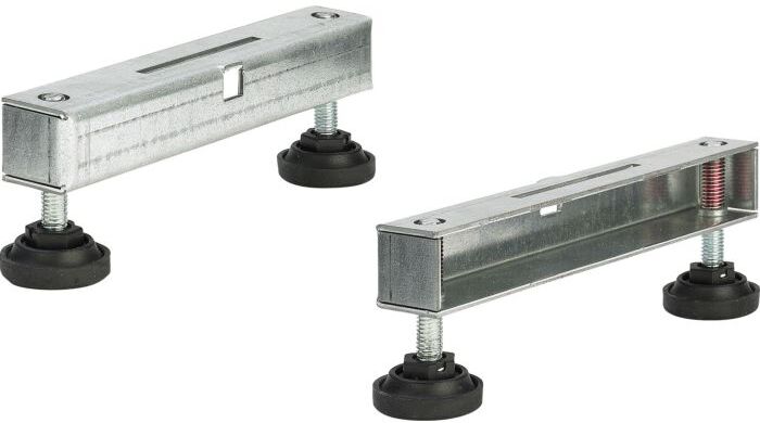 Viega Advantix Verstellfußset 691738 Edelstahl, mit 2 Montagefüßen