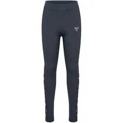 hummel® »Hmljr AOP Gym Tights« - Mädchen - Gr. 128 - dunkelblau