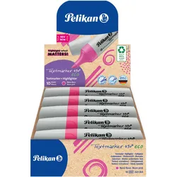 Pelikan, Marker, Textmarker 490 eco 10 Stück in FS Neon-Rosa (10x)