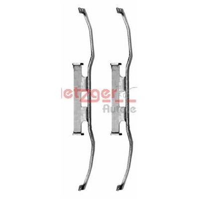 METZGER AUTOTEILE Zubehörsatz, Scheibenbremsbelag GREENPARTS 109-1213 für Mercedes VW