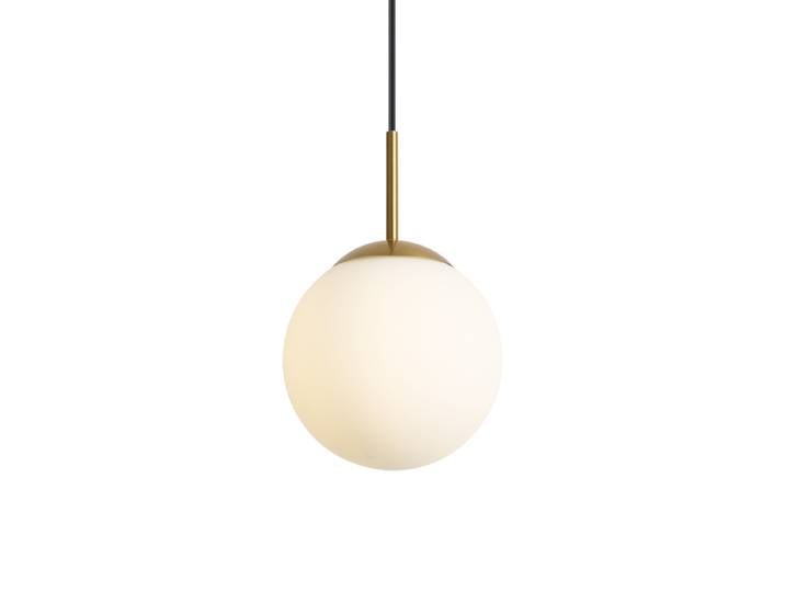 Qazqa Suspension Art Déco Dorée Avec Verre Opale Ip44 - Flore