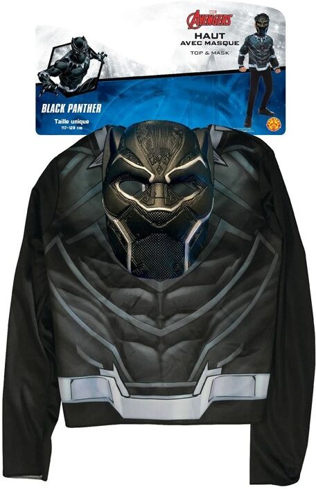Déguisement Top classique Black Panther + masque 5-8 ans - Rubies