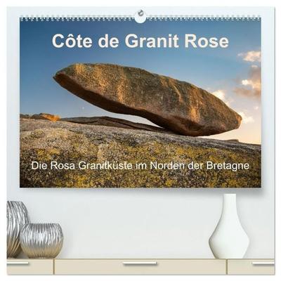 Côte de Granit Rose. Die Rosa Granitküste im Norden der Bretagne (hochwertiger Premium Wandkalender 2027 DIN A2 quer), Kunstdruck in Hochglanz