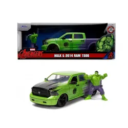 JADA TOYS 253225029 1:24 Marvel Hulk 2014 Ram 1500