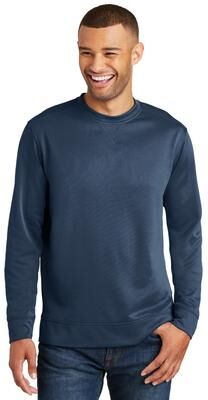 Port & Company PC590 Performance Fleece Crewneck Sweatshirt in Deep Navy Blue size 4XL   Polyester