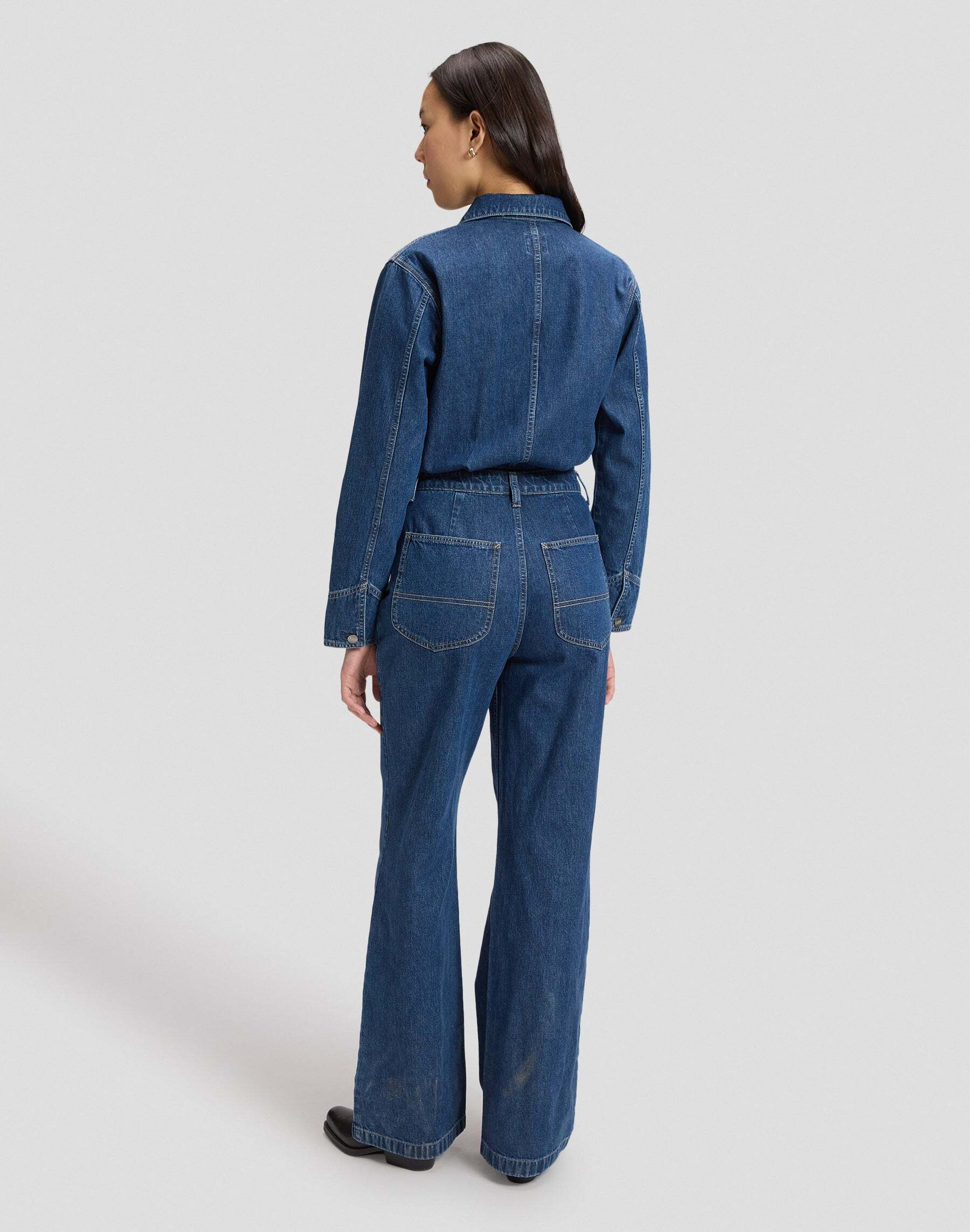 Jumpsuit LEE "Lee Jumpsuit Chore", Damen, Gr. S, N-Gr, blau, Obermaterial: 78% Baumwolle CO. 22% LyocellTENCEL LyoT., Overalls Jumpsuit blau S, N-Gr
