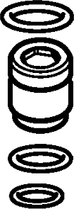 Anschluss-Stutzen M16 x 1, sw 10 59913944 SW10 hansa 59913944