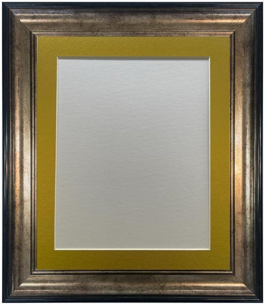 FRAMES BY POST Scandi Fotolijst zwart en goud met gouden houder, Beeldformaat: 40 x 50 cm