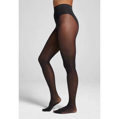 Shaping-Strumpfhose CALVIN KLEIN JEANS "WOMEN TIGHT SHAPER", Damen, Gr. L, schwarz, Obermaterial: 75% Polyamid, 25% Elasthan, Strumpfhosen, elastisch, leichte Formung