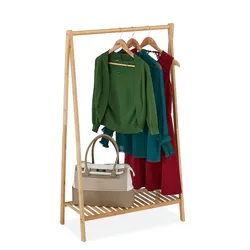 Relaxdays, Garderobe + Kleiderstange, Kleiderständer
