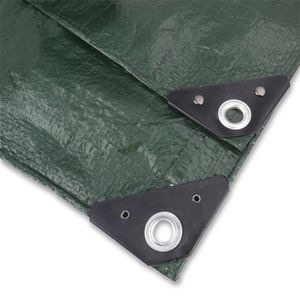 NOOR Abdeckplane Easy, grün, 90g/m², UV-beständig, wasserdicht, 3 x 4m