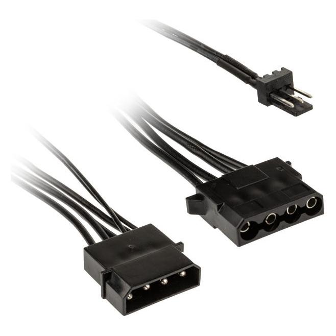 Kolink Lüfter Adapterkabel 3-Pin zu 2x 4-Pin Molex (24.50 cm, 3 Pin) (PGW-AC-KOL-086)