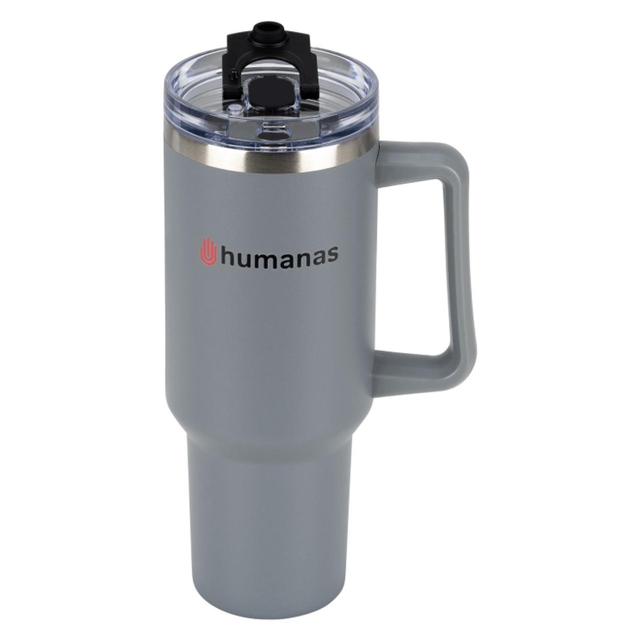 Aptel Kubek termiczny Humanas Viva 1200 ml - szary (1.20 l) (HUMANAS)
