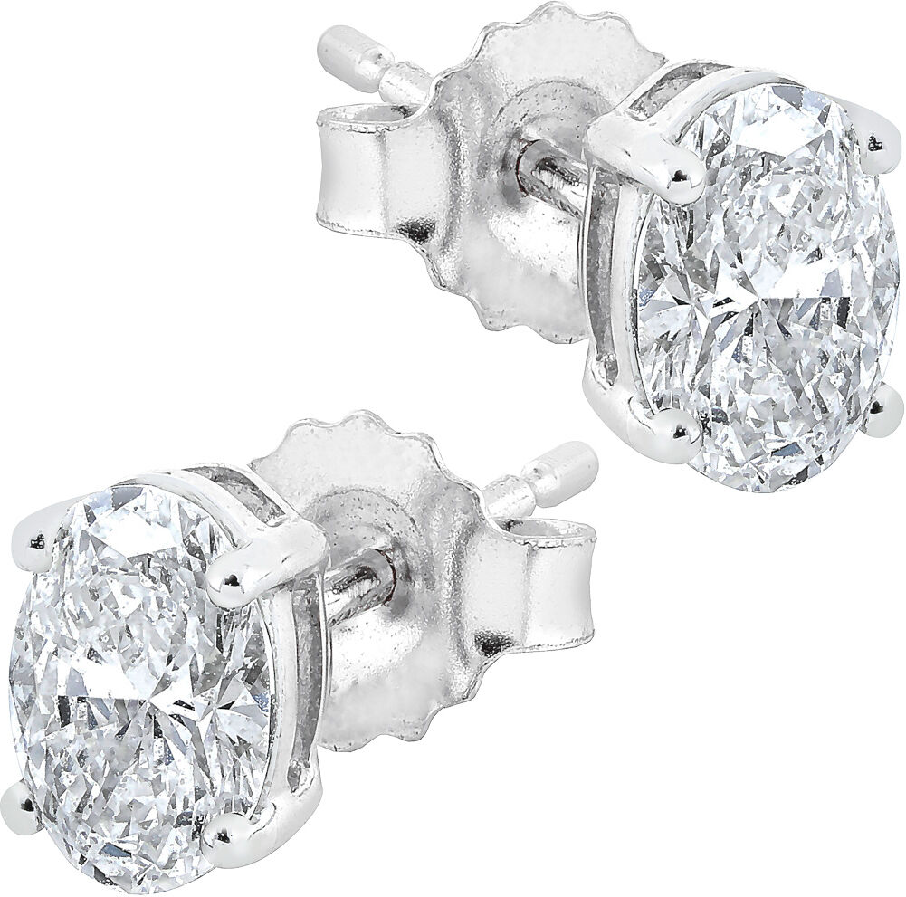 Midem Copenhagen timanttikorvakorut 0,75ct valkokulta
