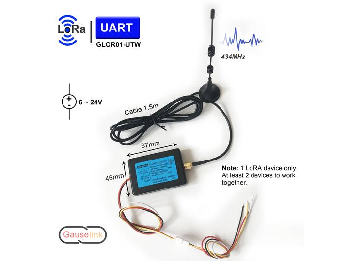 Module de transmission de données sans fil à distance, émetteur-récepteur RF 3KM avec RS485 TTL UART, adapté
