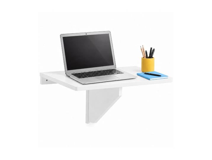 SoBuy Wandklapptisch Weiß 60x40cm, Holzwerkstoff, 60x6x40 cm, Esszimmer, Esstische