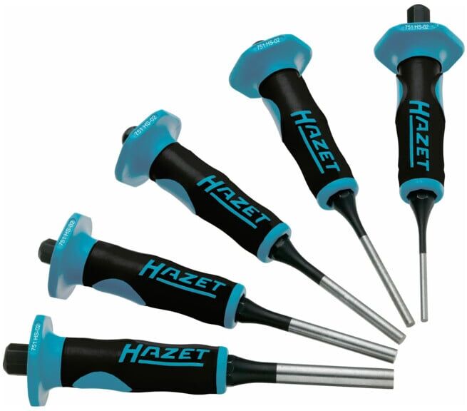 Jeu de chasse-goupilles 751HS/5 150 mm HAZET (751HS/5)