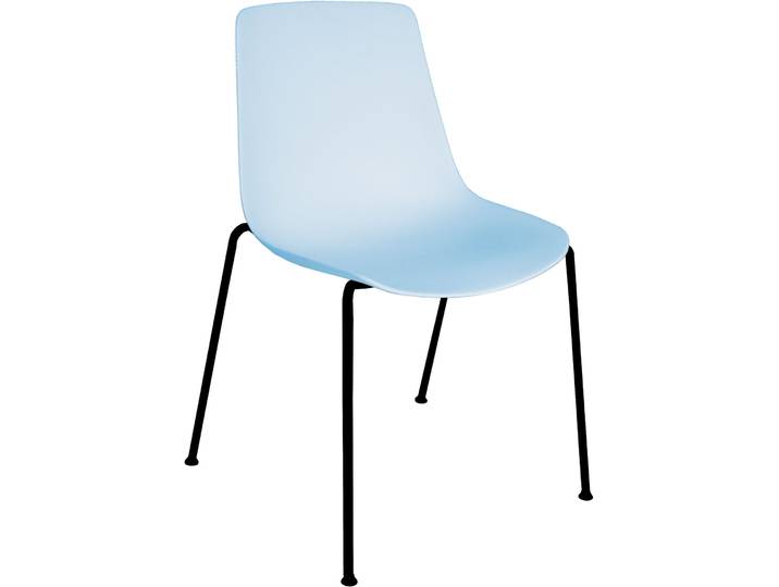 Bürostuhl Livio hellblau Polypropylen H 88 cm - Bürostuhl
