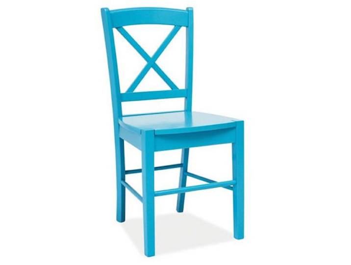 Feldmann-Wohnen Esszimmerstuhl CD-56 (4 St), blau 4er Set
