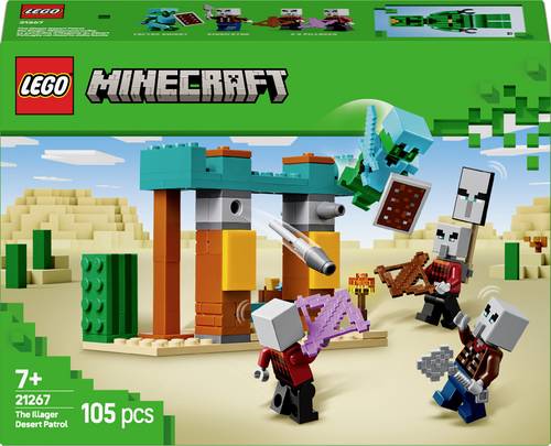 21267 LEGO MINECRAFT Die Illager-Wüstenpatrouille