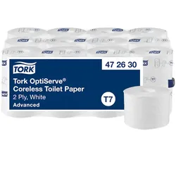 Tork Tork Midi Toilettenpapier hülsenlos 2-lagig Natur 103,5 m T7 Advanced 36 Ro...