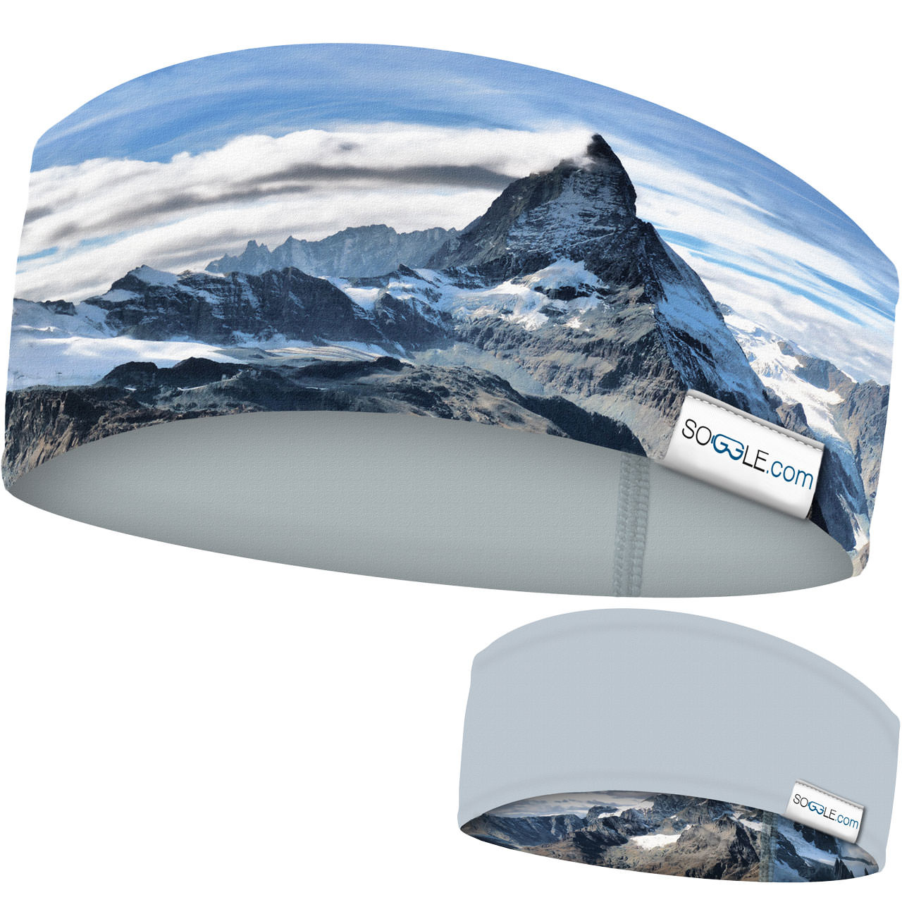 Soggle Stirnband matterhorn/grau