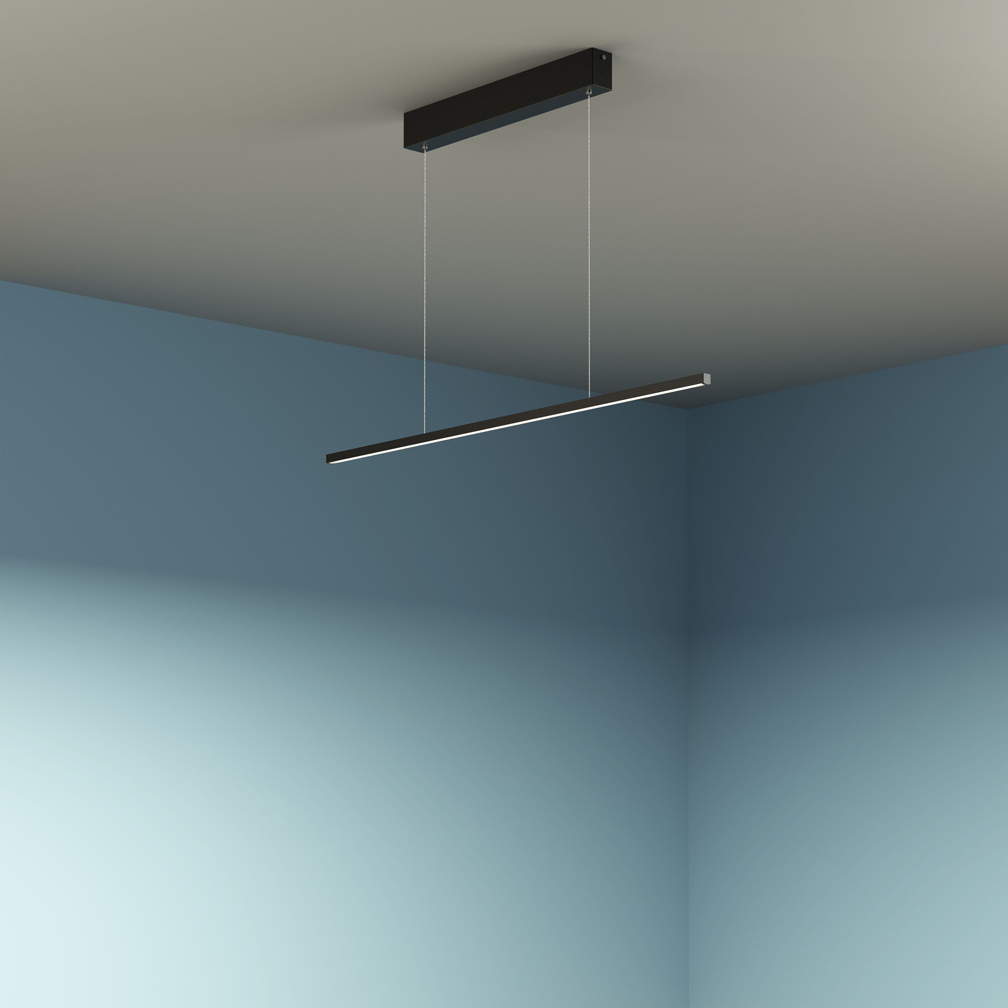 EVOTEC LED Pendelleuchte "eXiro", Energieeffizienz: F, schwarz, 1 Stk., Leuchten, dezent, Made in Germany, LED Pendelleuchte
