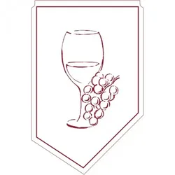 Sovie HORECA Weinmanschette Romeo Bordeaux aus Tissue 9-lagig, 100 x 65 mm, 150 Stück - Einweg Wein Manschette