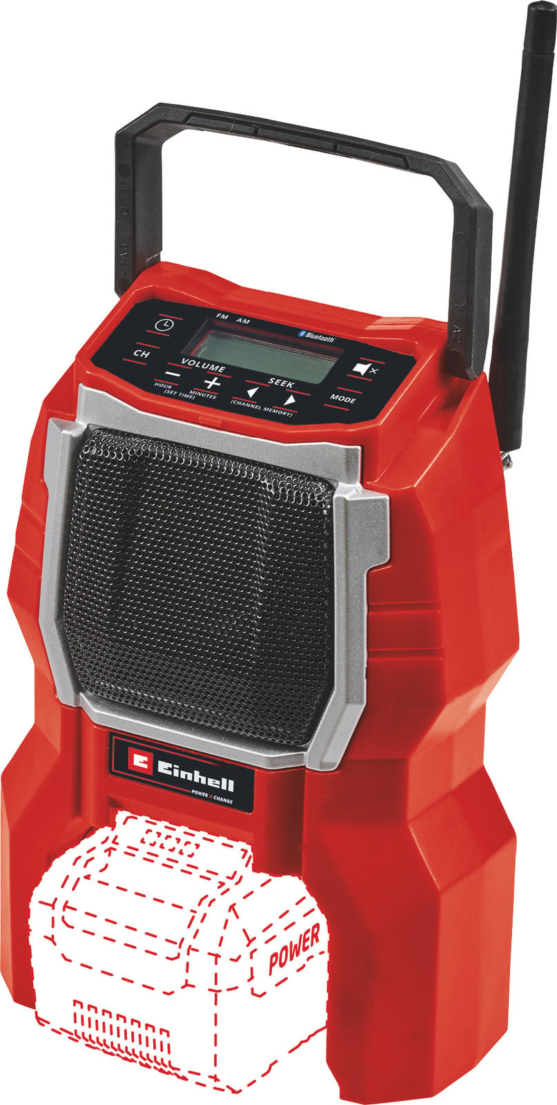 Einhell Power X-Change TC-RA 18 Li BT Accu-radio - Alleen accu