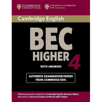 Cambridge BEC 4 Higher with Answers, Taschenbuch von Cambridge ESOL, Cambridge University Press, 978-0-521-73920-7