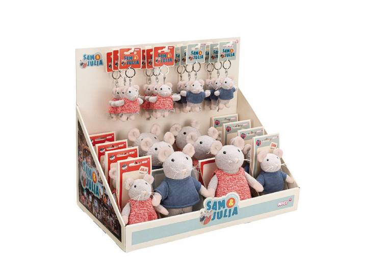 Nici Plüschfigur Nici 63330 Sortiment Kuscheltier Sam & Julia 26 teilig im