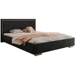 POLSTERBETT AURORA 140x200 mit Bettkasten Jasmine 100
