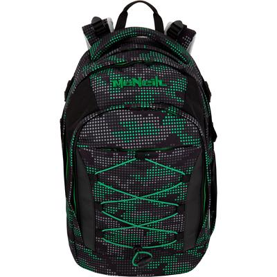 Schulrucksack MCNEILL "Luca", Kinder, Gr. B/H/T: 30cm x 45cm x 23cm, grid, Polyester, Rucksäcke Schulrucksack