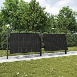 1200W PV-Zaun Anlage inkl. Halterung angewinkelt