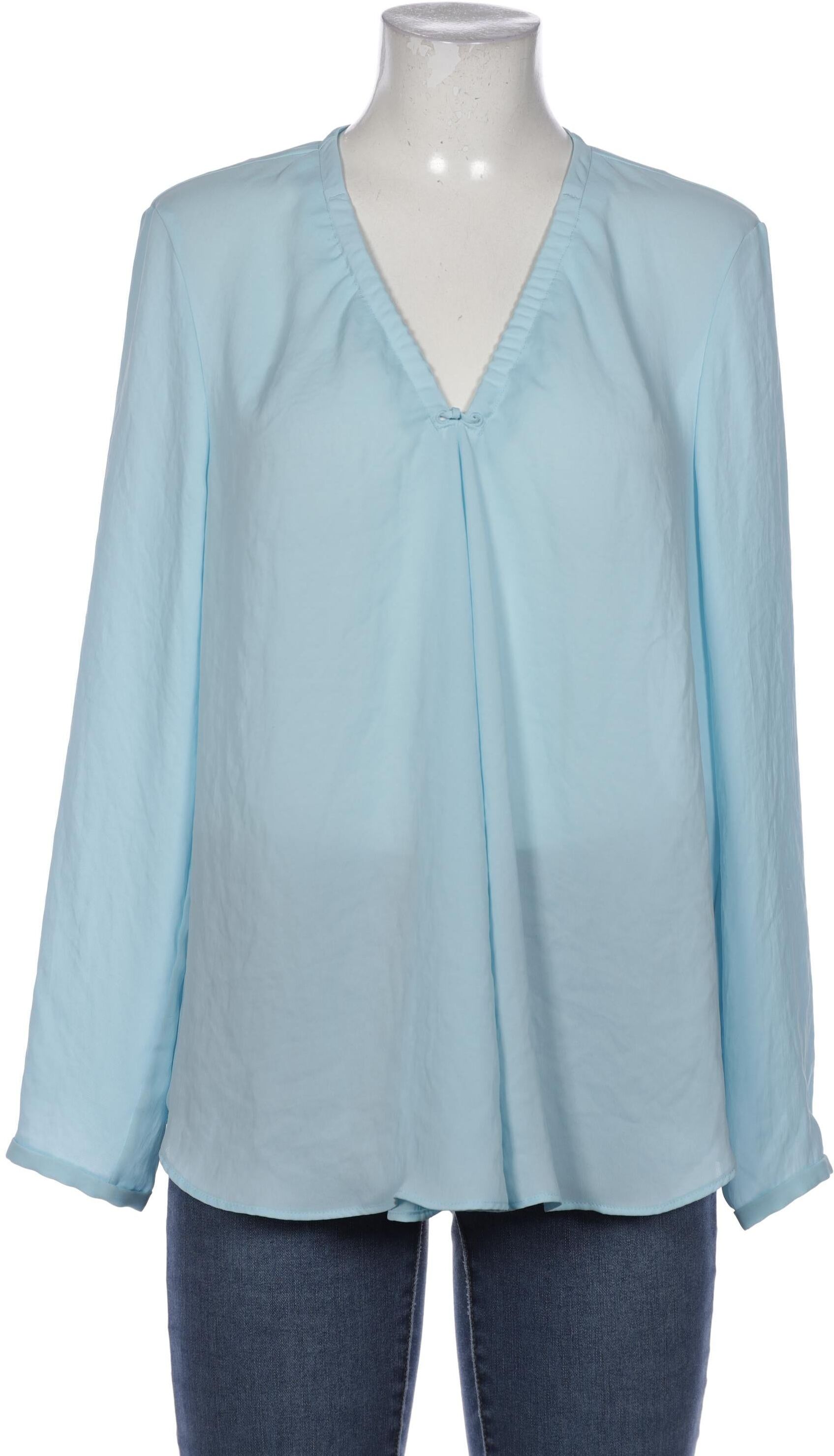 Cain Damen Bluse, Hellblau, Gr. EU 40 (Marc Cain N4), Synthetik - Second Hand