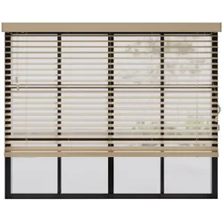 Cocoon Home Concepts, Rollo, Holz Jalousien (90 x 24 cm)