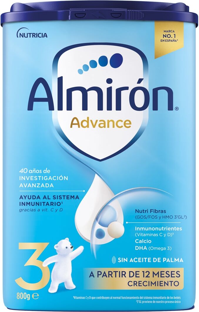 Almirón Advance Leche de crecimiento 3 800 g .