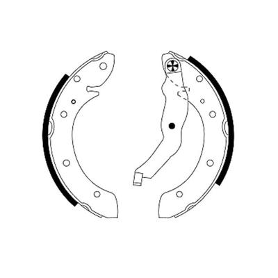 TEXTAR Bremsbackensatz 91050000 für RENAULT