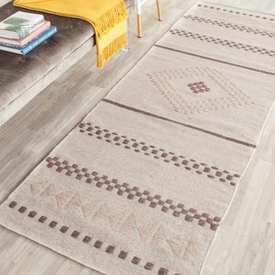 SAFAVIEH Handmade Flatweave Dhurries Starr Modern Wool Rug