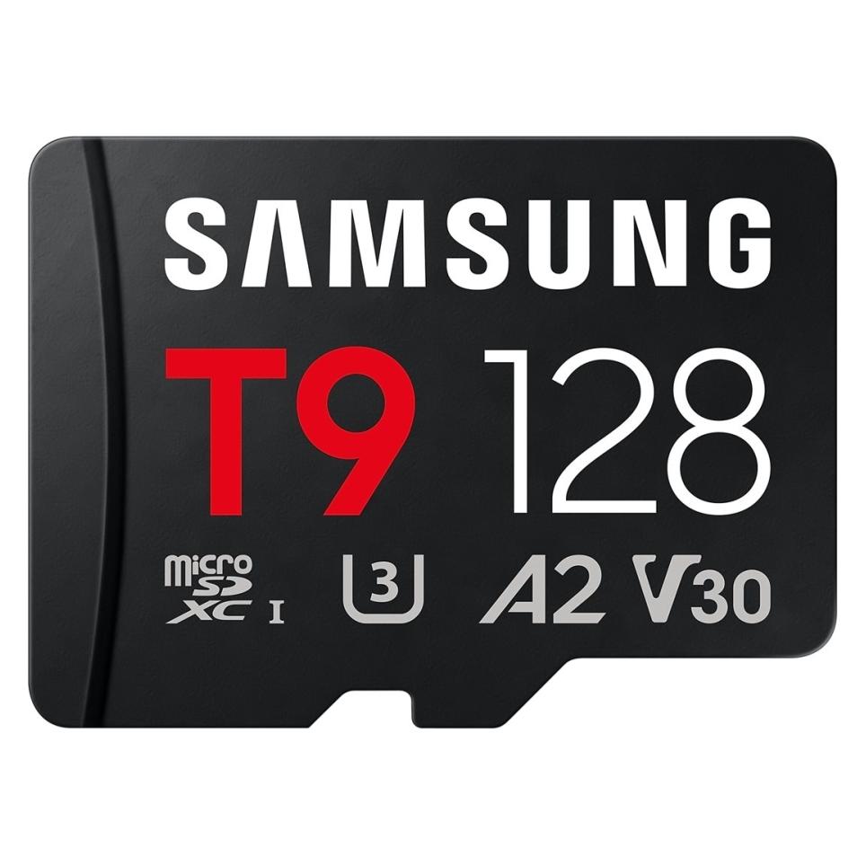Samsung SD MicroSD Card 128GB SDXC T9 (2026) Reader retail (128 GB, MicroDrive, microSDHC, microSDXC, U3, UHS-I) (MB-MH128TB/WW)