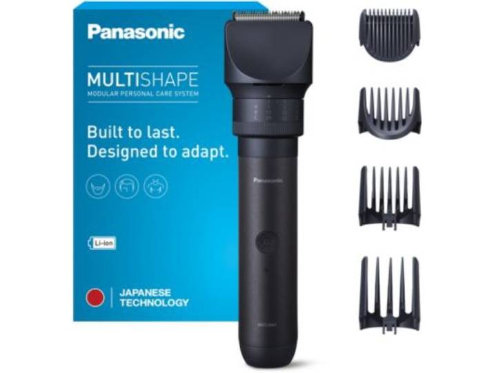 Panasonic - Tondeuse Multi Usages Multishape Er-Ckl2-A301, Molette Réglable, 58 Hauteurs De Coupe, Précision 0,5 Mm, Autonomie 70 Mn