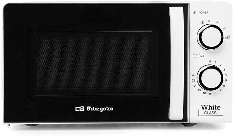 Microondas Orbegozo MI 2115/ 700W/ Capacidad 20L/ Blanco