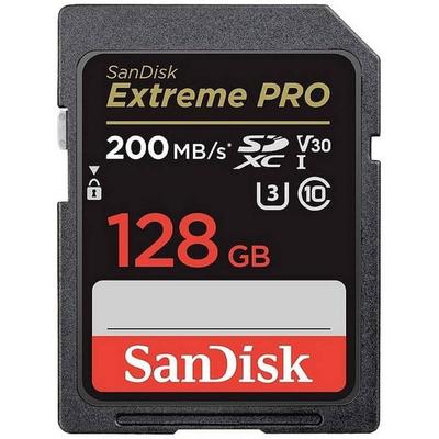 SanDisk Extreme PRO SDXC-Karte 128 GB Class 10 UHS-I stoßsicher, Wasserdicht