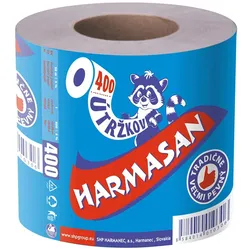 VEPATIM 4x Toilettenpapier natur 1-lagig 'Harmasan' 400 Blatt 50 mtr