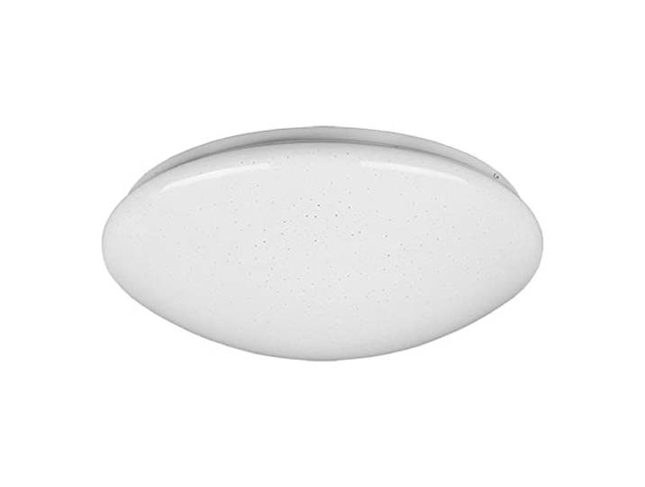 Reality Leuchten Lukida R62961000 Plafonnier LED en plastique blanc avec télécommande 18 W Effet Starlight